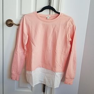 Jcrew Sweatshirt Blouse
